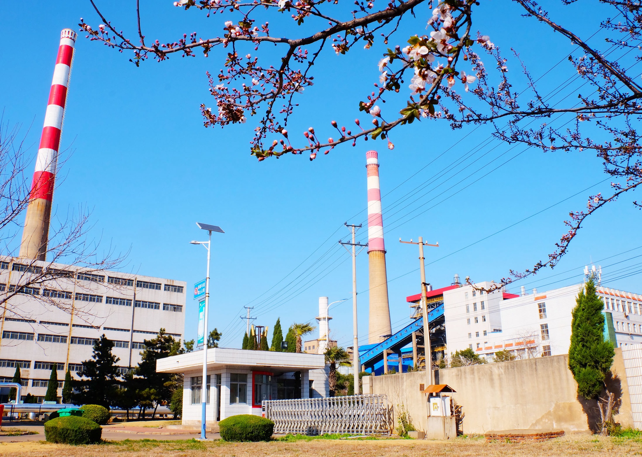 恒通化工公司热电厂一角