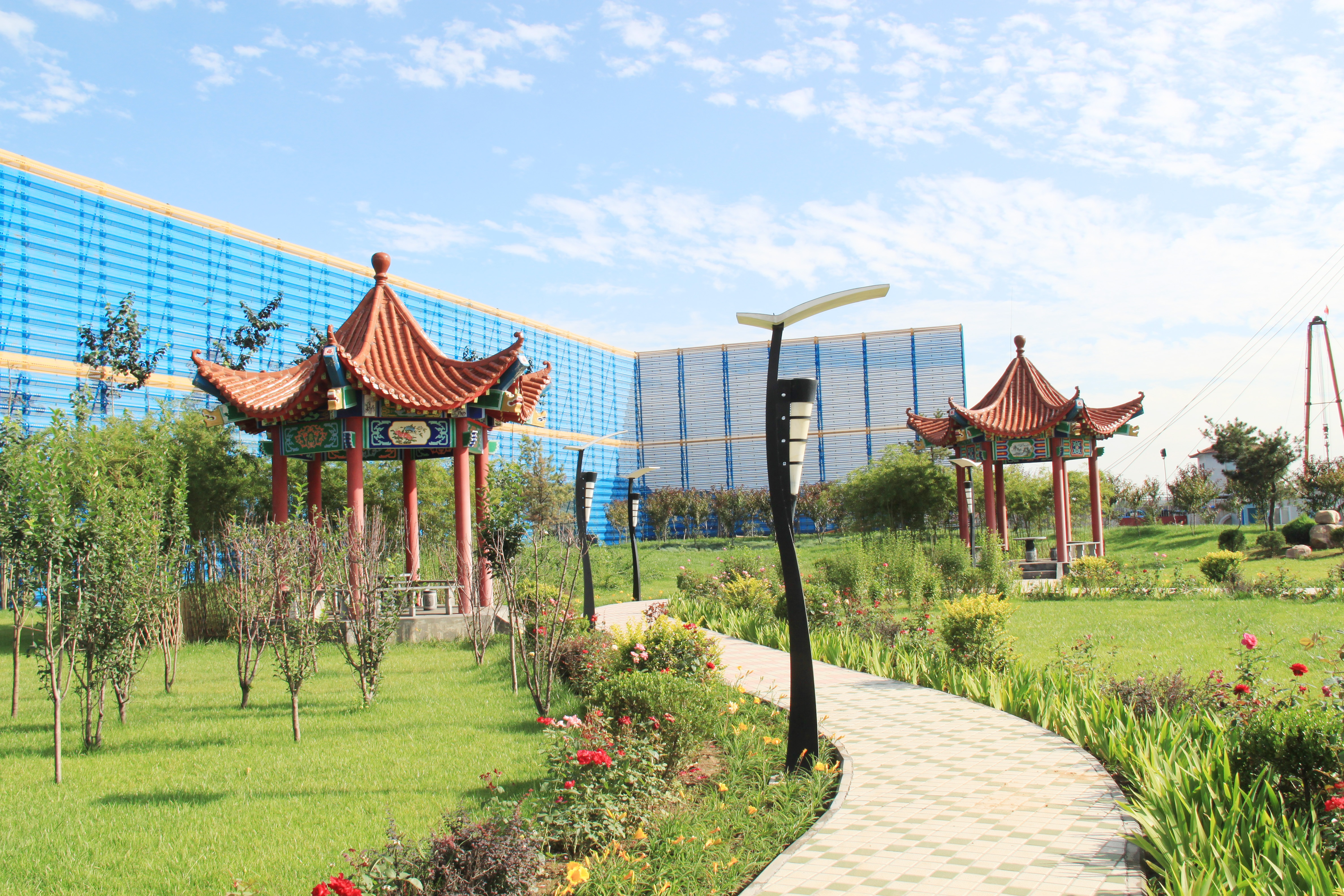 郭庄煤业矿山披绿