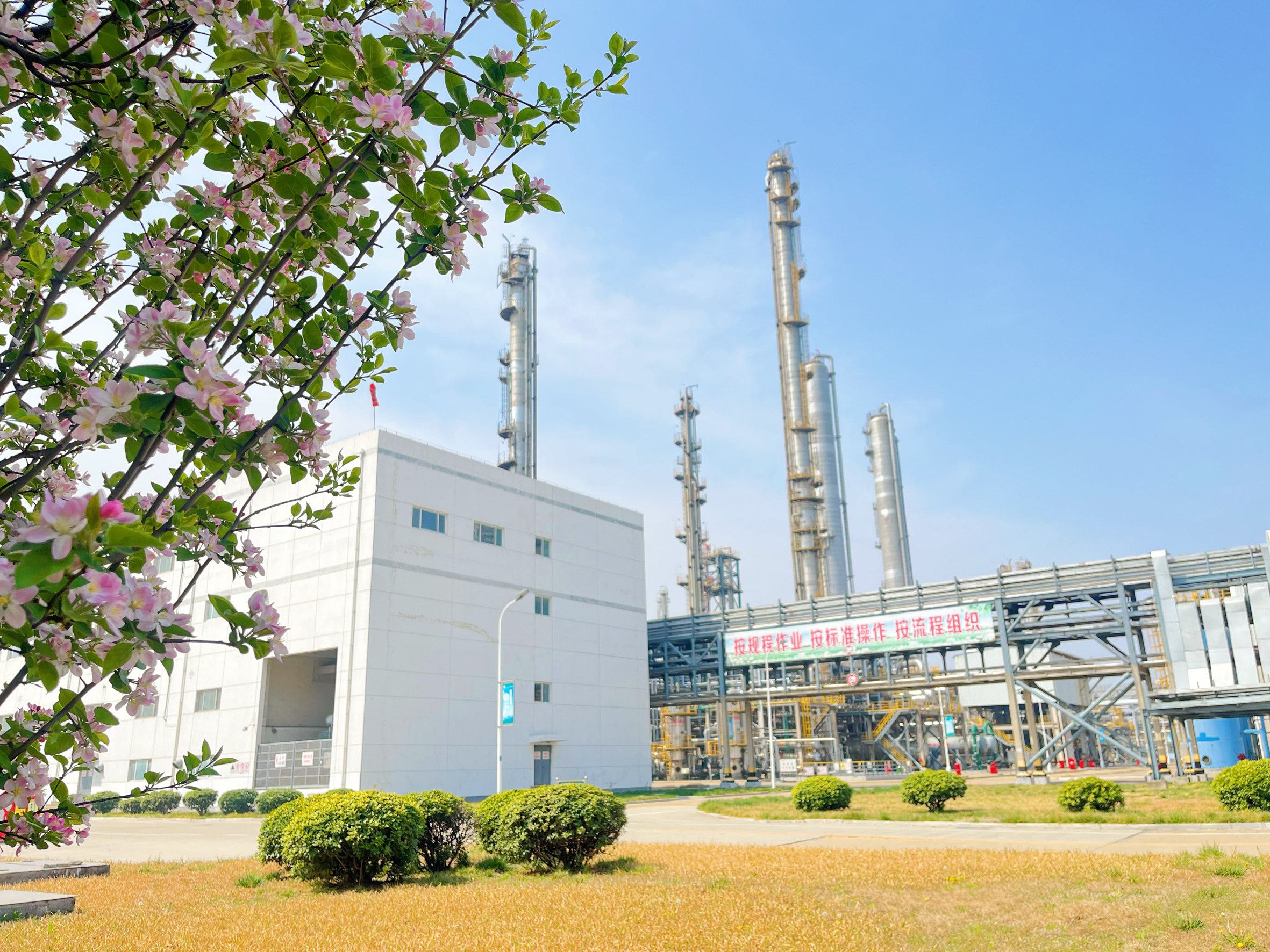 恒通化工公司烯烃厂一角