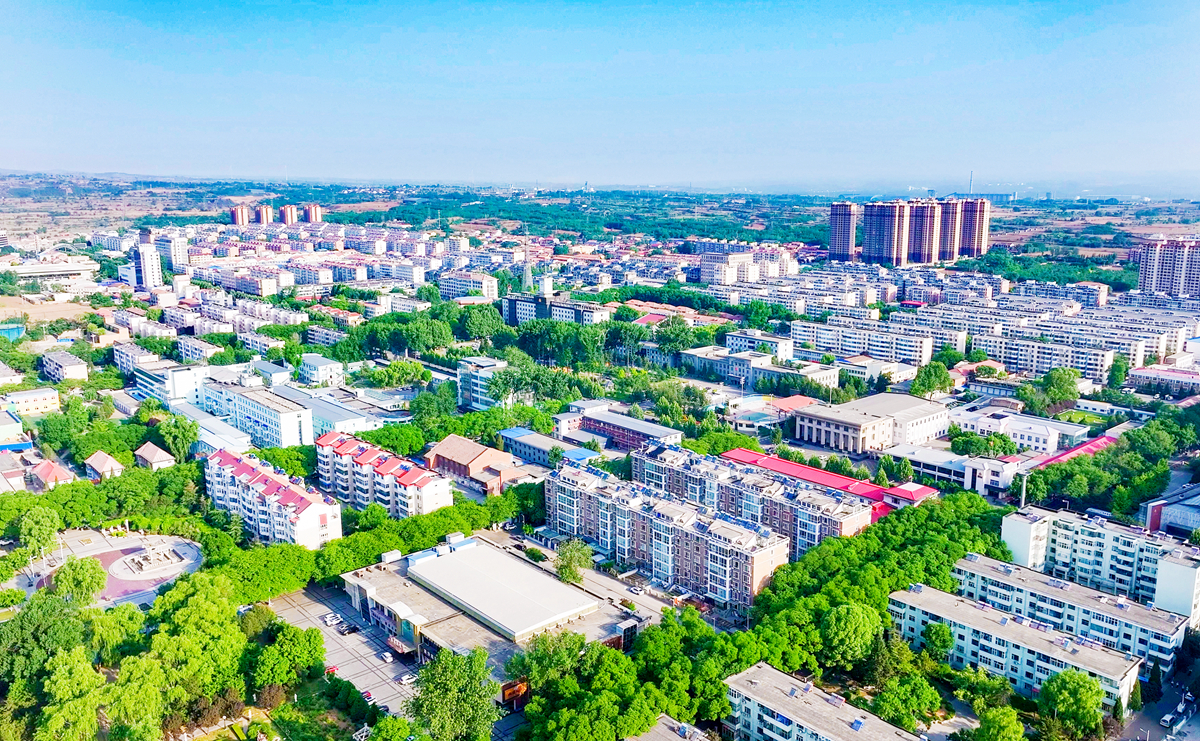 绿树成荫的集团本部